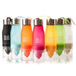 650ML PLASTIC H20 WATER BOTTLE WITH FRUIT INFUSER